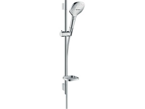 Raindance Select E Dusjsett 120 3jet med dusjstang 65 cm og såpeskål