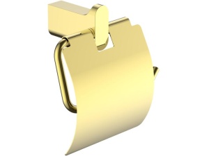 Polito Papirholder m/lokk - Gull Blank