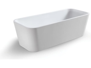 Badekar DYBE 170 hvit matt
