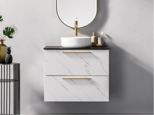 Como 75 Stone - Hvit Marmor