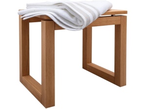 Benk 48 cm  lys eik