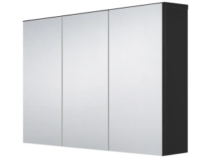 Speilskap Fovere II matt svart  90cm  a-collection