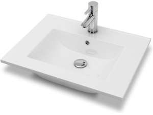 Servant ADA 60 thin 61x46x1 8cm porselen hvit
