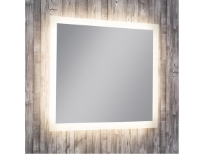 Speil med utvendig LED-lysramme (60-150cm)