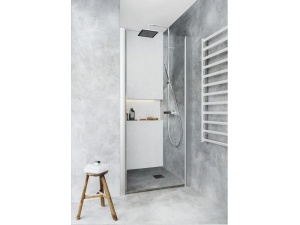 Dusjdør igloo pro 95 nisje 930-970mm klarglass aluminium