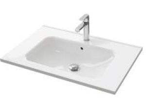 Servant INA 70 thin 70x46x2cm støpemarmor hvit