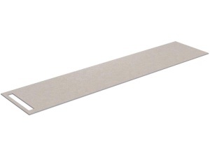 Benkeplate 210 HPL med håndkleholder  sandfarget