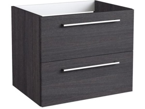 Pine 60 servantskap sort eik 2 skuffer
