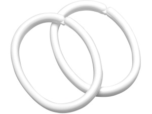 Clips forhengsringer hvite