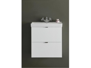 Servantskap neat skuffer hvid 550 med servant