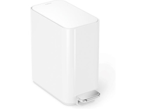 Avfallsbøtte slim 5L hvit