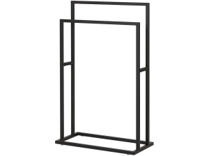 Carrè håndklestativ 2 matt sort