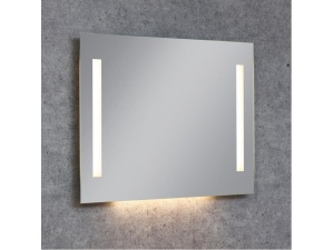 Speil med LED-sidelys og stikkontakter  (60-150cm)