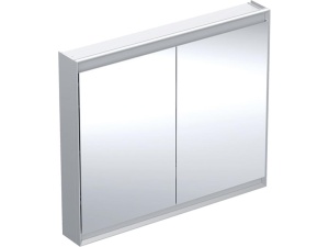 Geberit ONE speilskap med ComfortLight og to dører  B=105cm  Eloksert aluminium