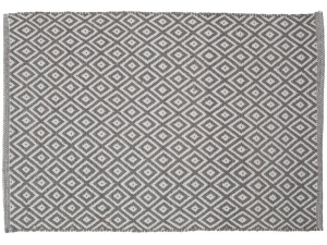 Trellis badematte 60x90 grå