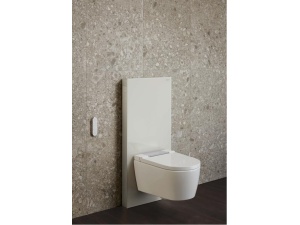 Geberit Monolith hvit for vegghengt toalett
