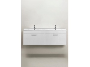 Servantskap go 2x1 skuffer hvit 1200d