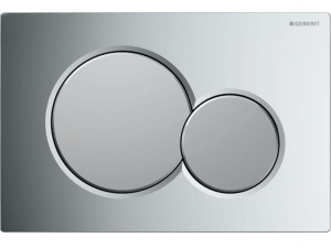 Geberit Sigma01 blankforkrommet  matt forkrommet