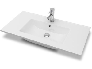 Servant ADA 90 thin 91x46x1 8cm porselen hvit