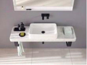 Qatego sett: Eksklusiv delikat Marmorplate med Qatego bolleservant - Design av Studio F.A. Porsche