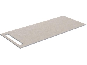 Benkeplate 110 HPL med håndkleholder  sandfarget
