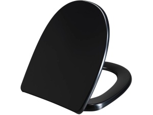 Pressalit Basic 932  Sort  m/soft close og lift-off  passer kun på Porsgrund Trevi basic