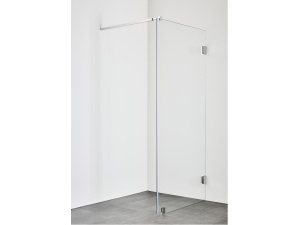 Dusjvegg infinity 80 krom
