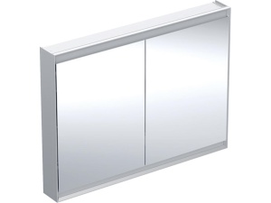 Geberit ONE speilskap med ComfortLight og to dører  B=120cm  Eloksert aluminium