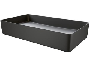 Bolleservant EBBA 61x35x11cm porselen sort matt