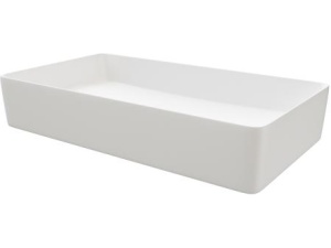 Bolleservant EBBA 61x35x11cm porselen hvit matt