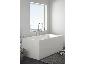 Sun square badekar 1600 hvit