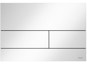 TECEsquare II betjeningsplate. hvit RAL9016 (finnes også i matt hvit)