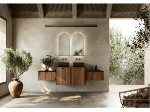 Provence Valnøtt stav 50 cm med kommoder