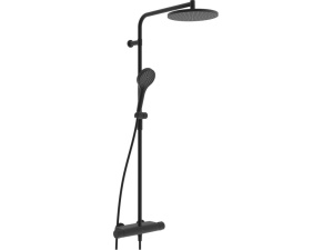 Oras Optima Style rain shower  matt svart