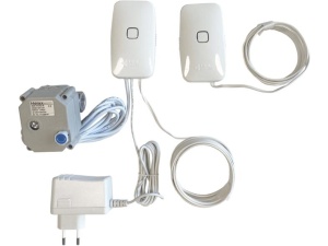 Viwa Watersafe 1/2"" trådløs enkel kuleventil m/autotest m/batteri""