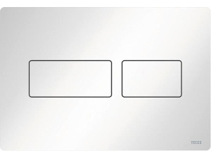 TECEsolid WC betjeningsplate. hvit blank (finnes også i hvit matt)