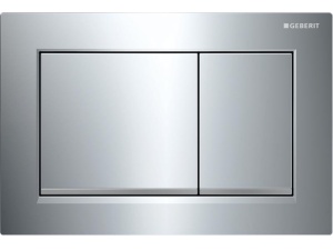 Geberit Omega30 blankforkrommet  matt forkrommet stripe
