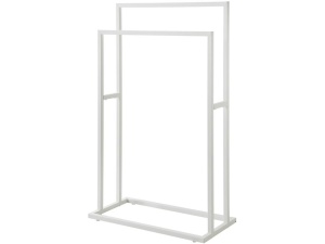 Carrè håndklestativ 2 matt hvit