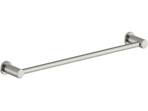 Håndklestang enkel 500mm  børstet stål