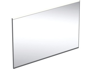 Geberit Option Plus Square lysspeil med direkte og indirekte belysning  105x70cm  Mattsvart ramme