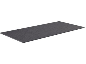 Benkeplate 100 HPL sort antrasitt