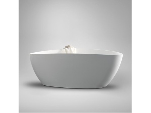Ellipse badekar 1700 hvit