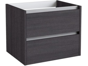 Eris 60 servantskap sort eik 2 skuffer