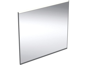 Geberit Option Plus Square lysspeil med direkte og indirekte belysning  75x70cm  Mattsvart ramme
