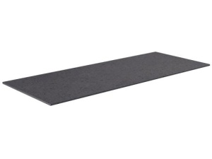 Benkeplate 120 HPL sort antrasitt