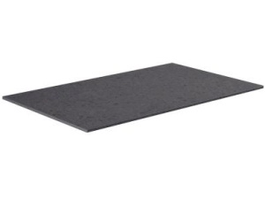 Benkeplate 80 HPL sort antrasitt