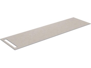 Benkeplate 170 HPL med håndkleholder  sandfarget
