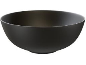 Bolleservant MINA Ø38x15cm porselen sort matt
