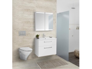 Dansani Easy 80 cm m/speilskap