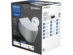 Me by Starck Dusjtoalett i Duravit Box  Rimless® - uten skyllekant inkl SensoWash Slim sete med bidetfunksjon